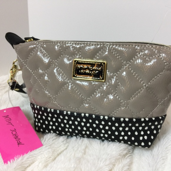 Betsey Johnson Handbags - Betsey Johnson wristlet or makeup bag, new tags!